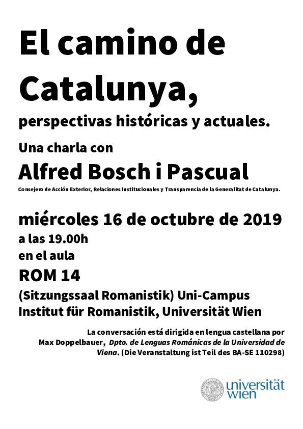 El camino de Catalunya, Charla 2019