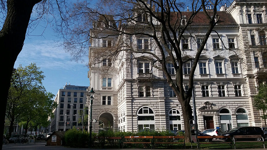 Gebäude des Instituts für Soziologie, Universität Wien, Rooseveltplatz 2, 1090 Wien