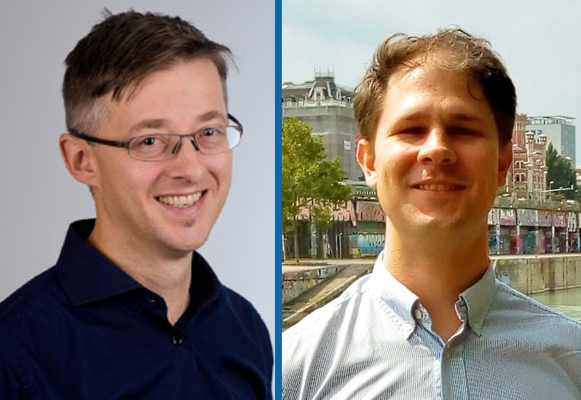 Foto von Börries Kuzmany und Oskar Mulej