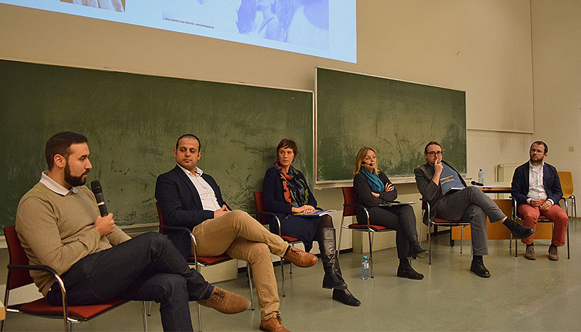 TeilnehmerInnen der Podiumsdiskussion