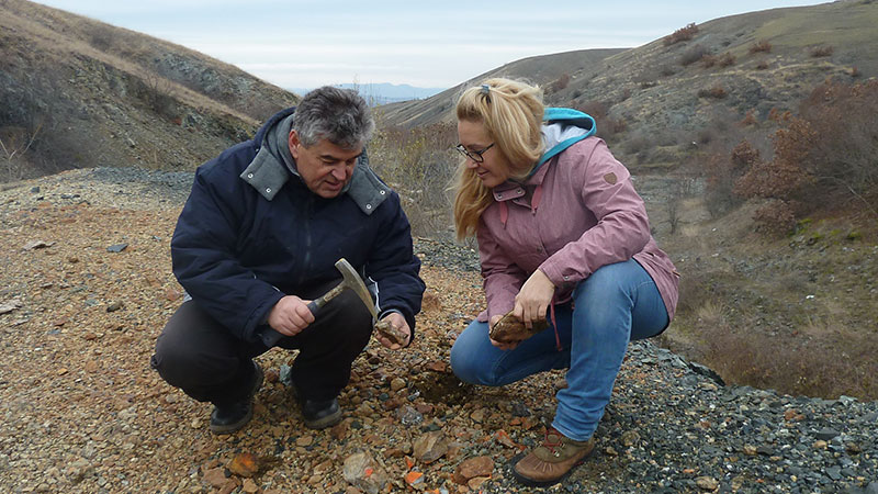 Tamara Đorđević und Todor Serafimovski.